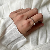 Charlotte 925 Sterling Silver Adjustable Ring