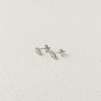 Curious Curator Ellie 925 Sterling Silver Stud Earrings