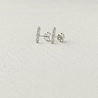 Curious Curator Emma 925 Sterling Silver Stud Earrings