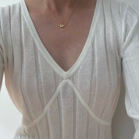 Curious Curator Virgo 14K Gold Vermeil Necklace