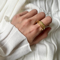 Charlotte 14K Gold Vermeil Adjustable Ring