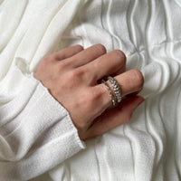 Charlotte 925 Sterling Silver Adjustable Ring