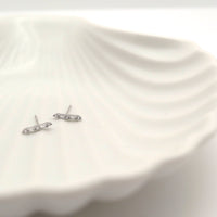 Curious Curator Emma 925 Sterling Silver Stud Earrings