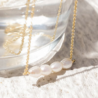Curious Curator Poppy 14k Gold Vermeil Freshwater Pearl Necklace