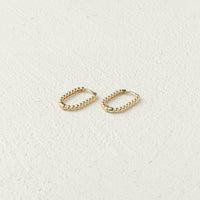 Curious Curator Sophia 14k Gold Vermeil Huggie Earrings