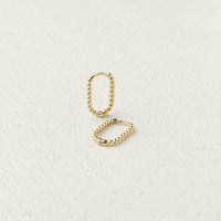 Curious Curator Sophia 14k Gold Vermeil Huggie Earrings
