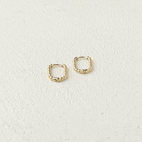 Curious Curator Sophia 14k Gold Vermeil Huggie Earrings