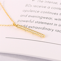 Curious Curator Lucy 14K Gold Vermeil LOVE Necklace